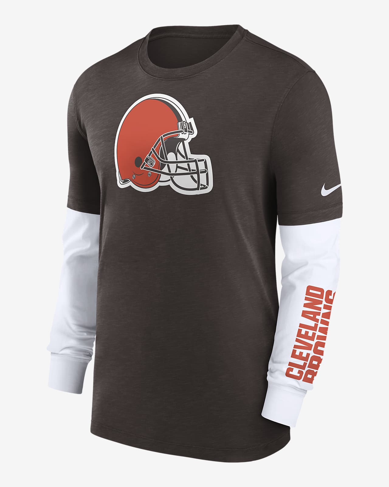 Cleveland Browns Nike Men's NFL Long-Sleeve Top in Brown, Size: 3XL | 00BY01TT93-05G