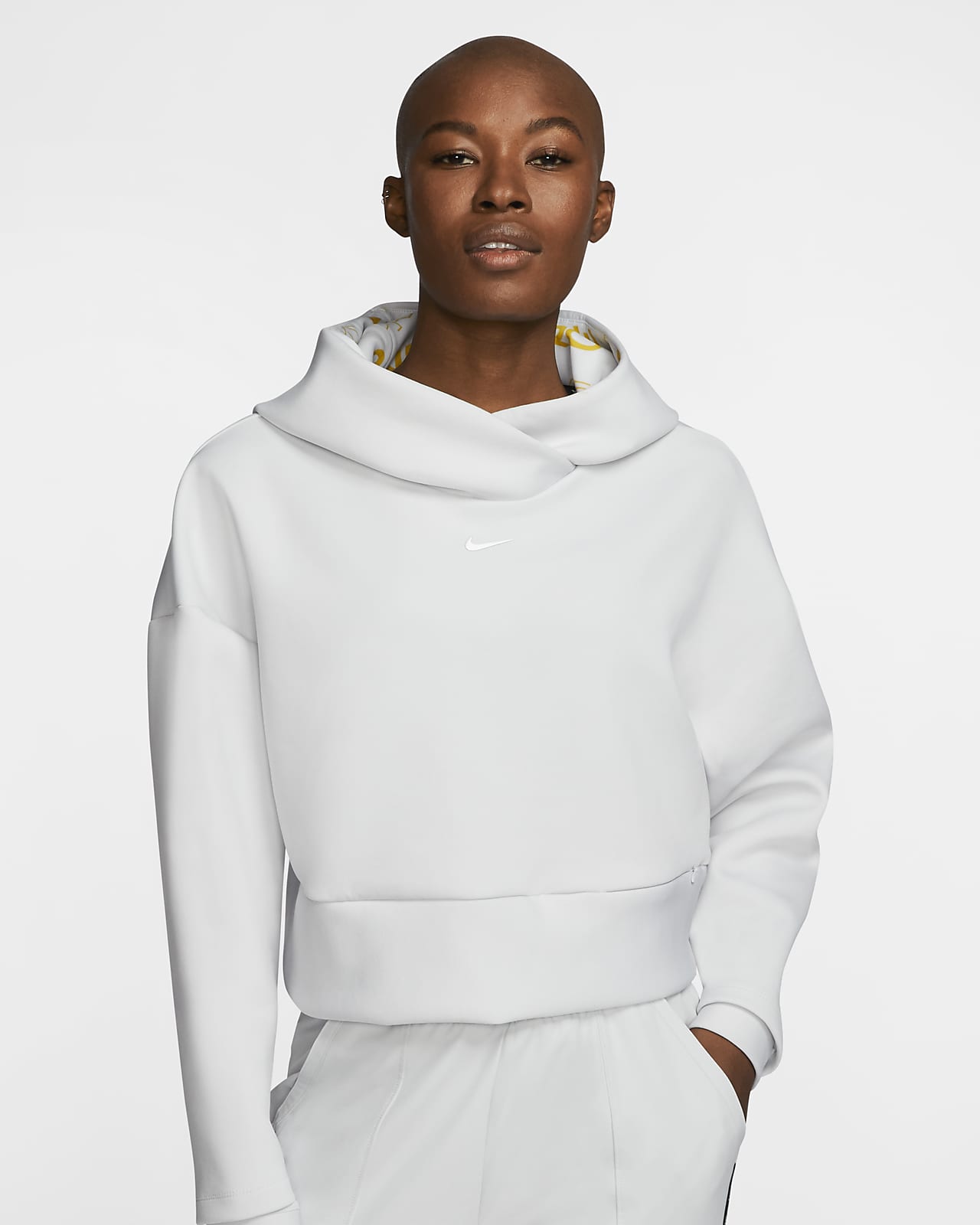 Nike Pro Women's Fleece Pullover Hoodie 