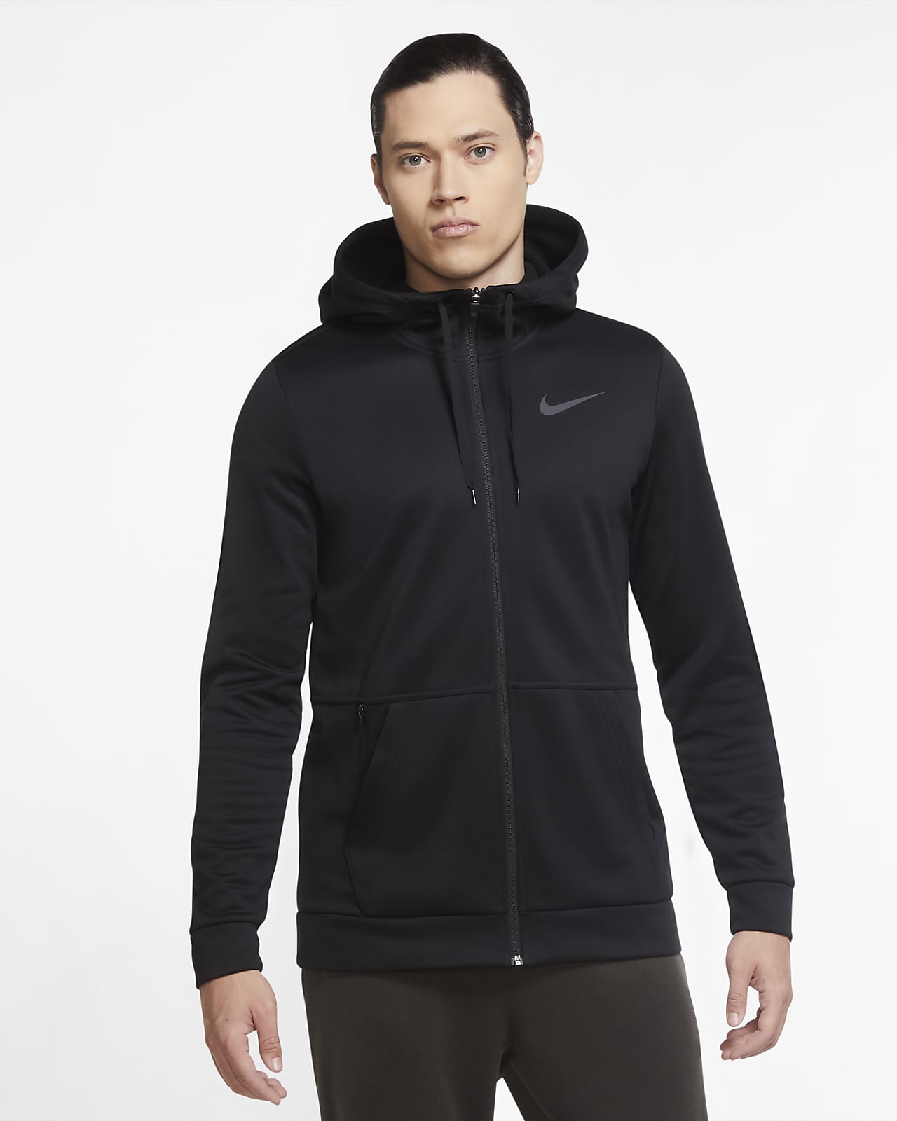 nike beige zip hoodie