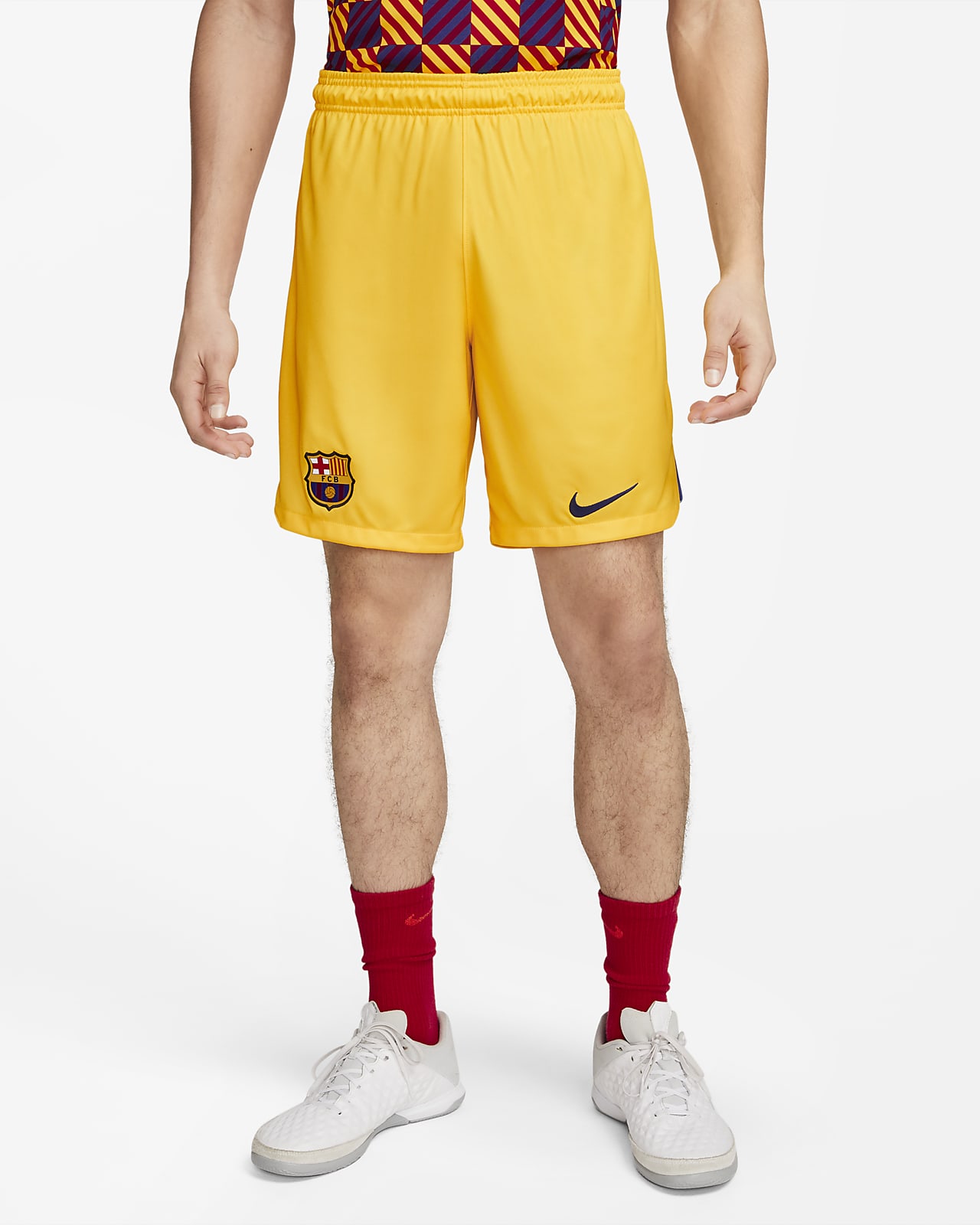 4e short de foot Nike Dri-FIT FC Barcelona 2023/24 Stadium pour homme