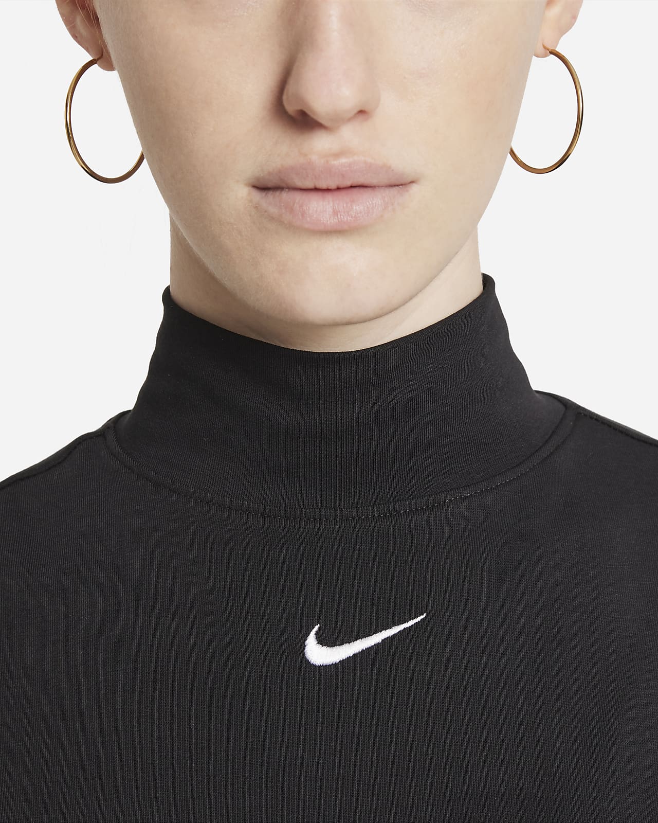 Nike Sportswear Collection Essentials Camiseta de cuello alto sin - Mujer. Nike ES