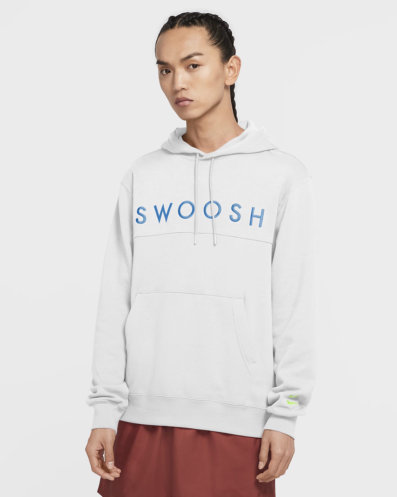 nike men's sportswear swoosh pullover hoodie