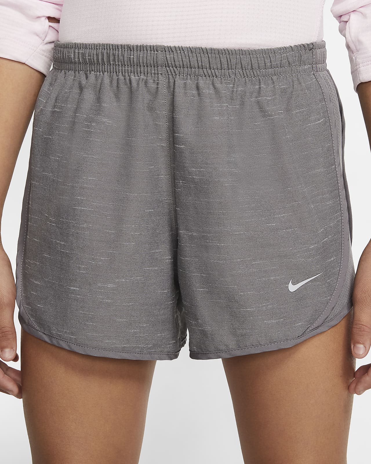 grey nike shorts girls