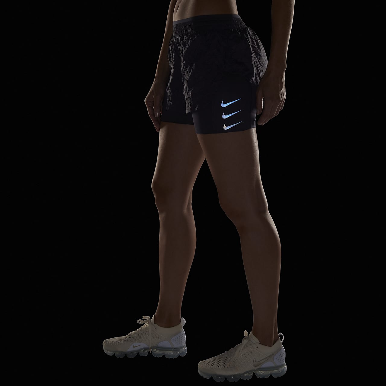 nike womens split shorts