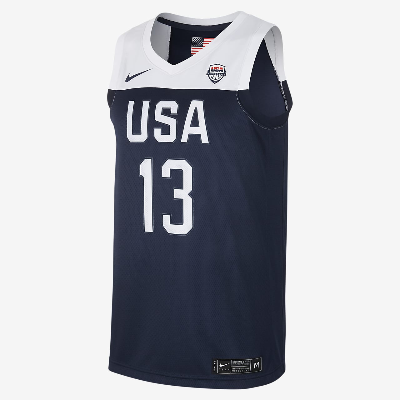 geweer kiem Vermaken USA Nike (Road) Men's Basketball Jersey. Nike AU