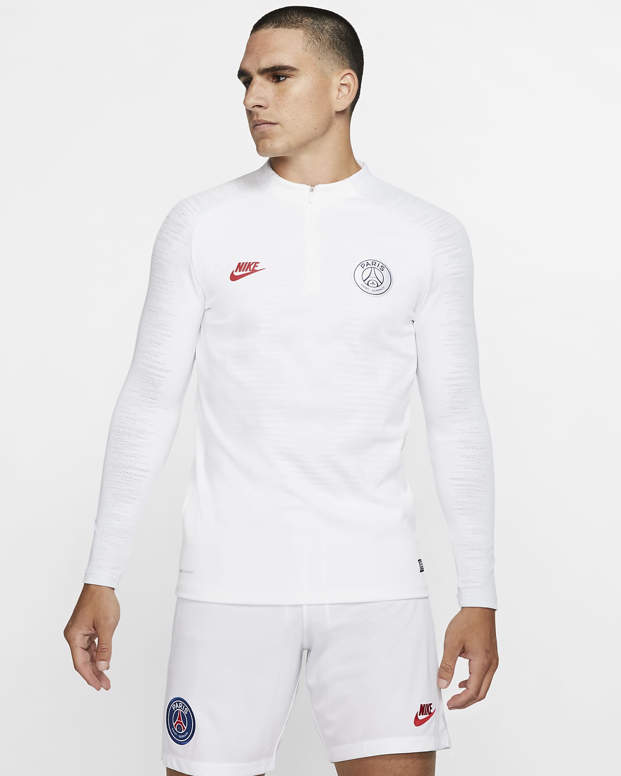 Мужская футболка для футбольного тренинга Nike VaporKnit Paris Saint-Germain  Strike. Nike RU