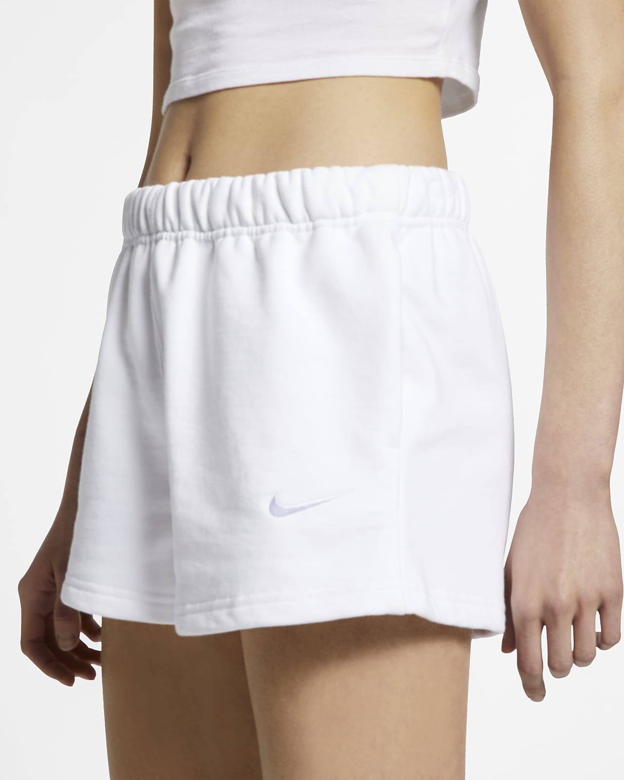 nike lab womens fleece shorts