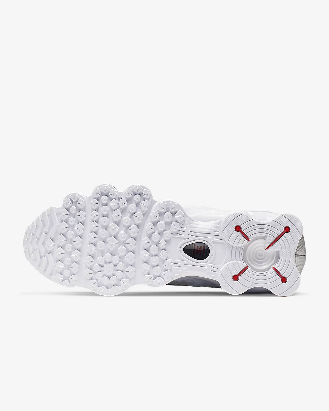 all white mens nike shox