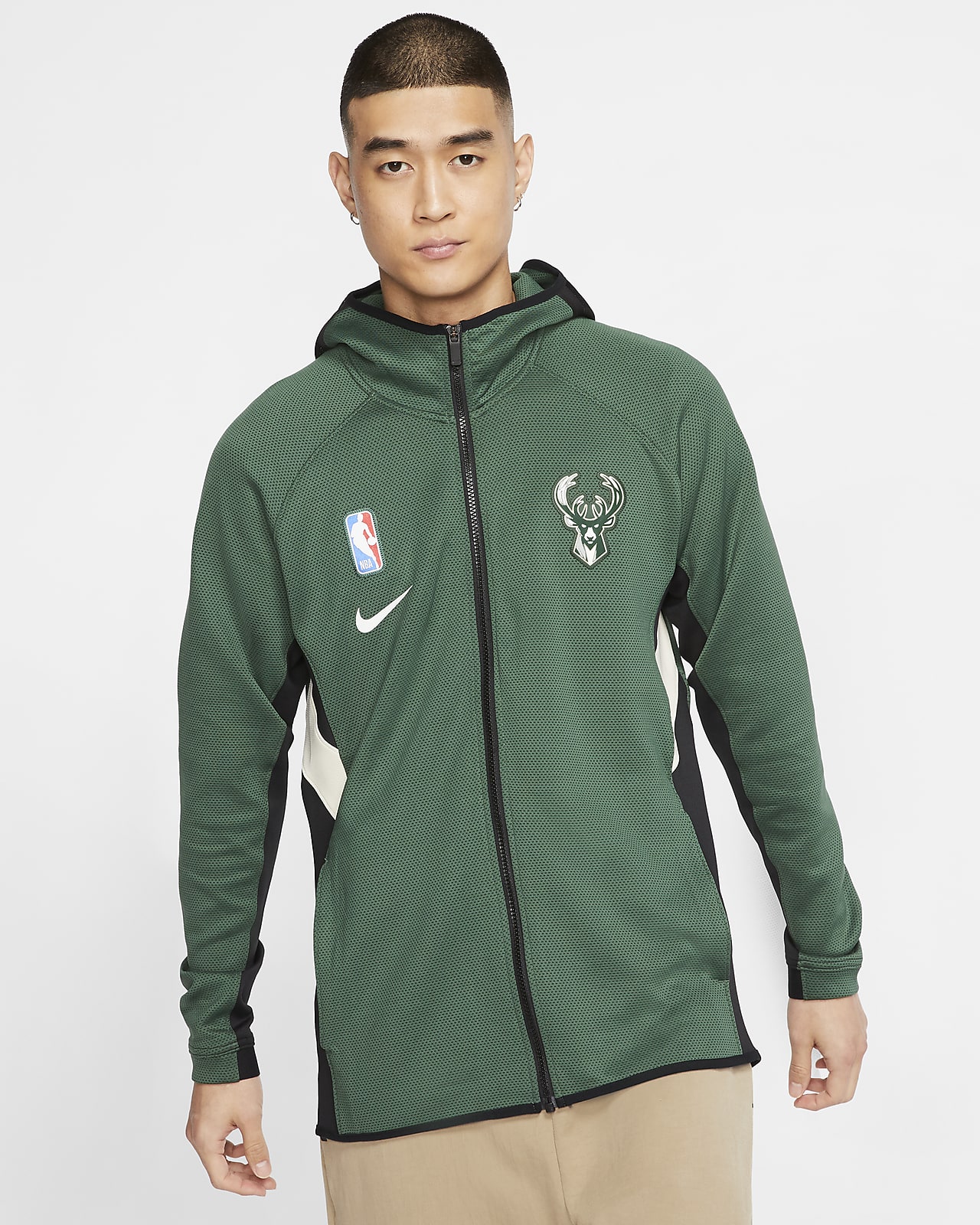 Milwaukee Bucks Nike Therma Flex Showtime NBA Hoodie für Oklahoma City Thunder Showtime Nike Therma Flex NBA Hoodie