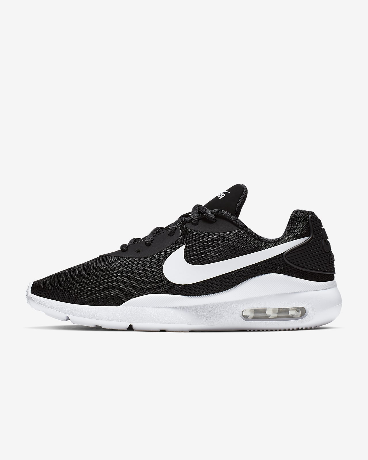 nike black and white shoes air max