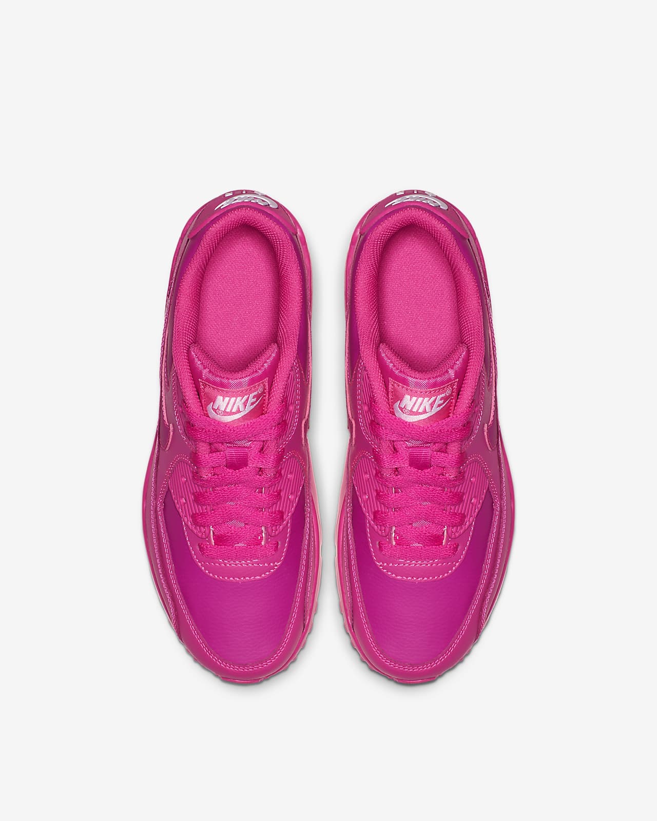 Nike Air Max 90 White/Laser Orange/Black/Hyper Pink Preschool