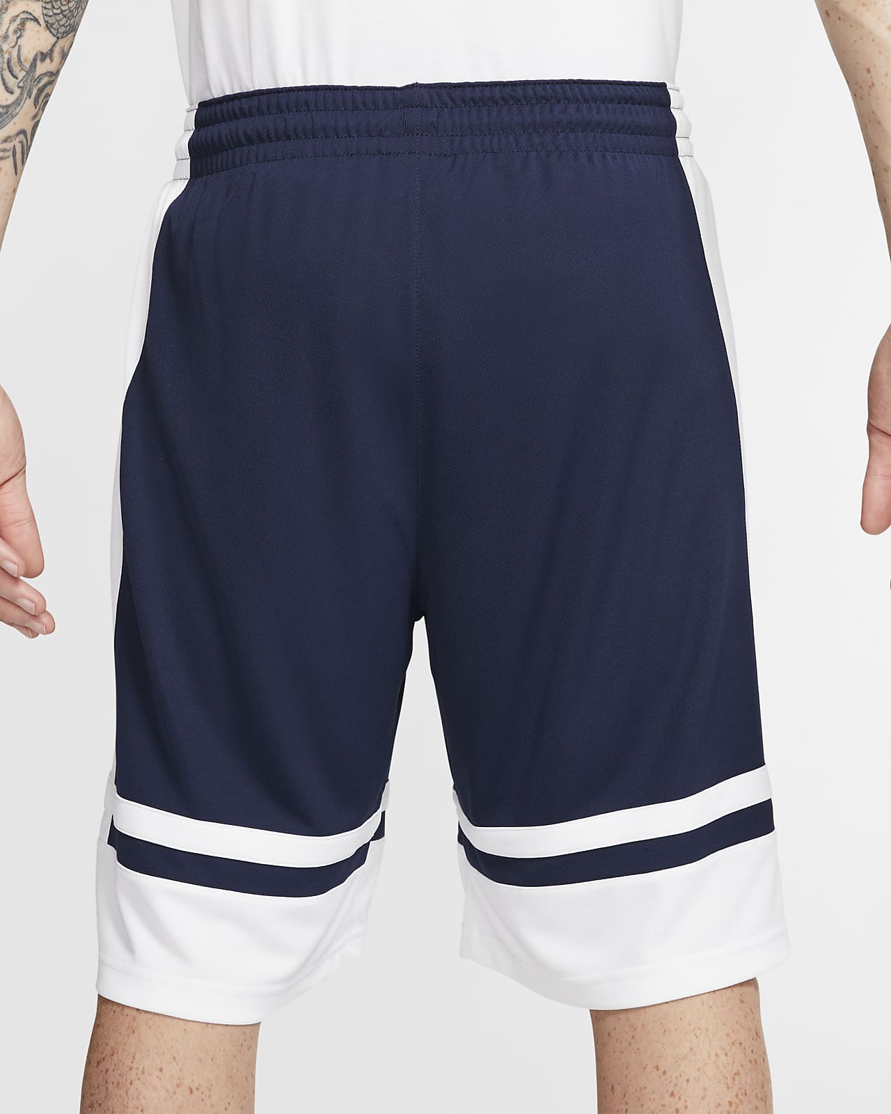 navy blue nike elite shorts