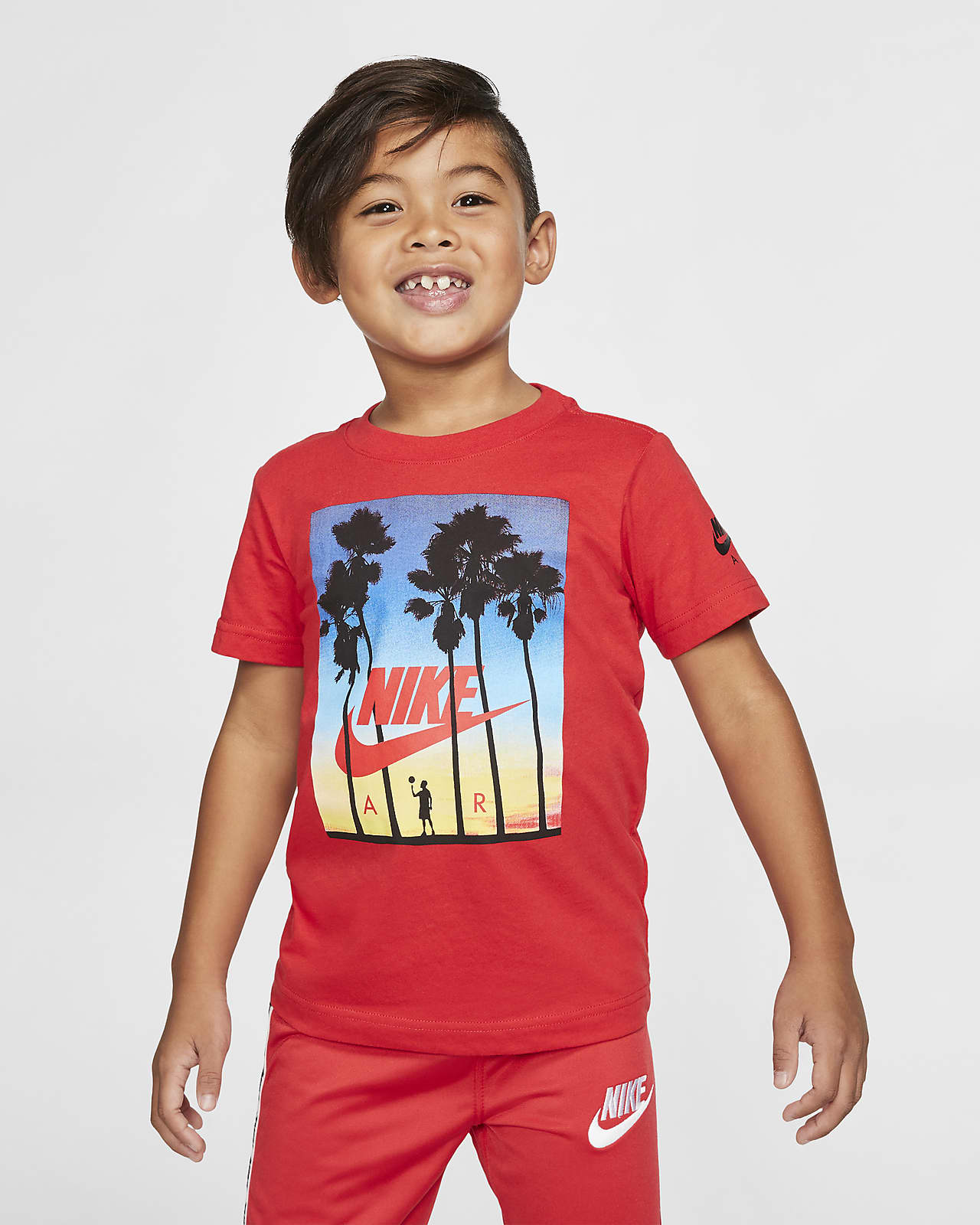 nike t shirt bambino arancione