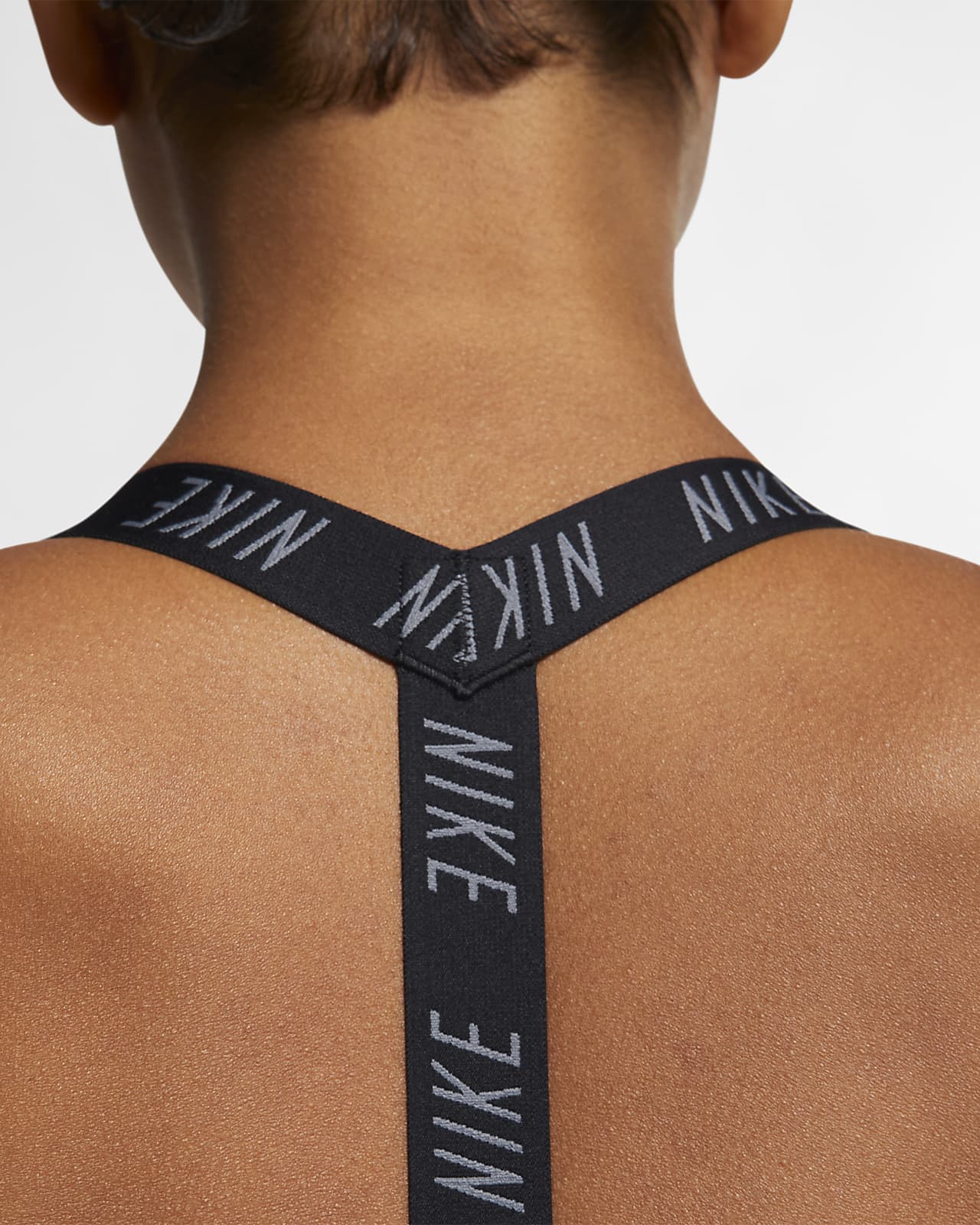 nike performance indy logo bra