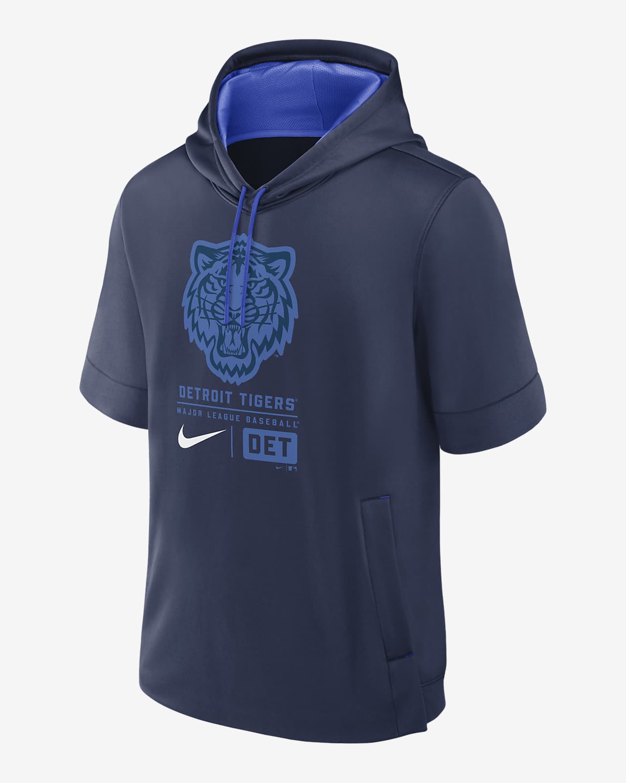Detroit Tigers City Connect Men's Nike MLB Short-Sleeve Pullover Hoodie