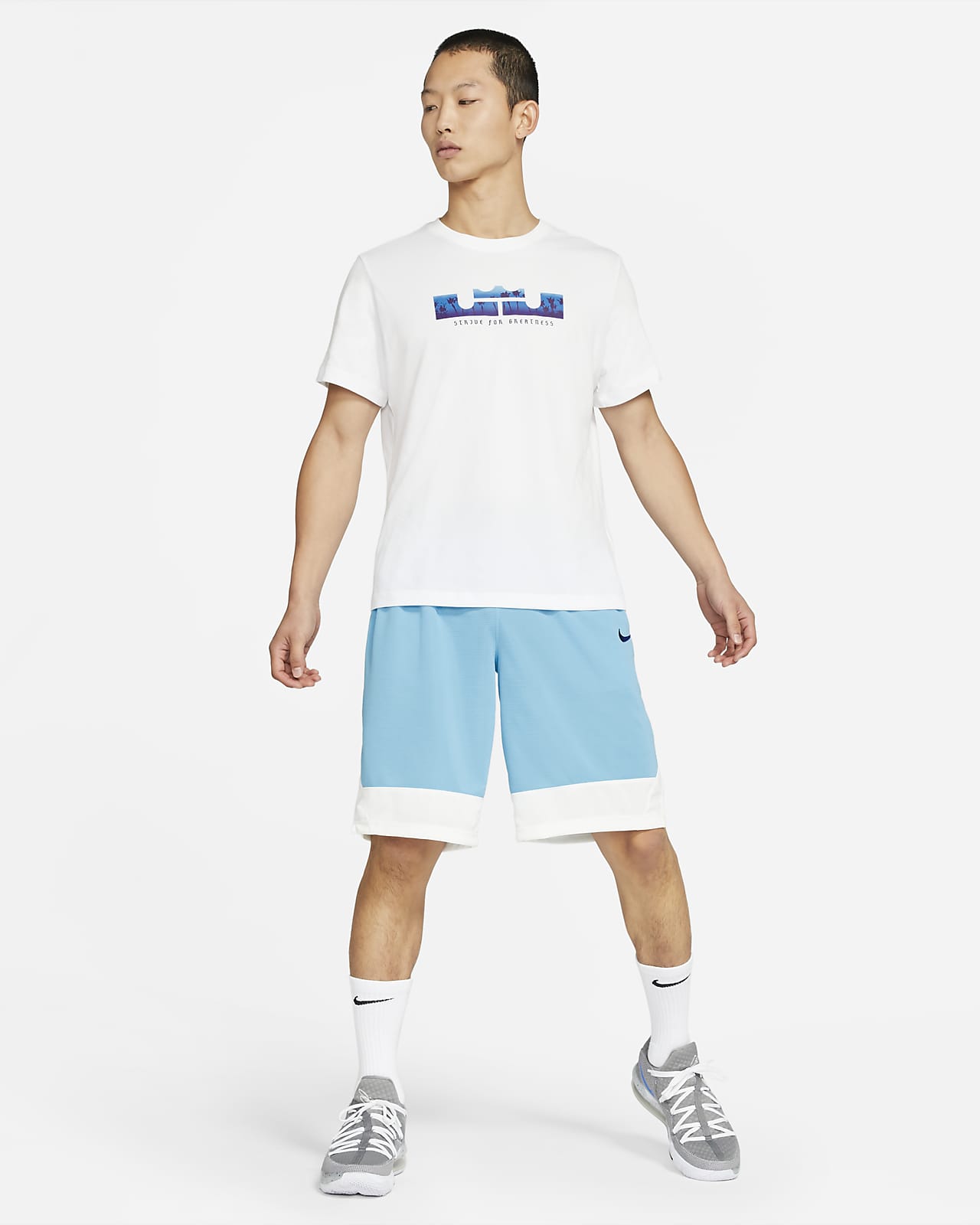 Nike公式 ナイキ Dri Fit レブロン ロゴ メンズ ショートスリーブ バスケットボール Tシャツ オンラインストア 通販サイト