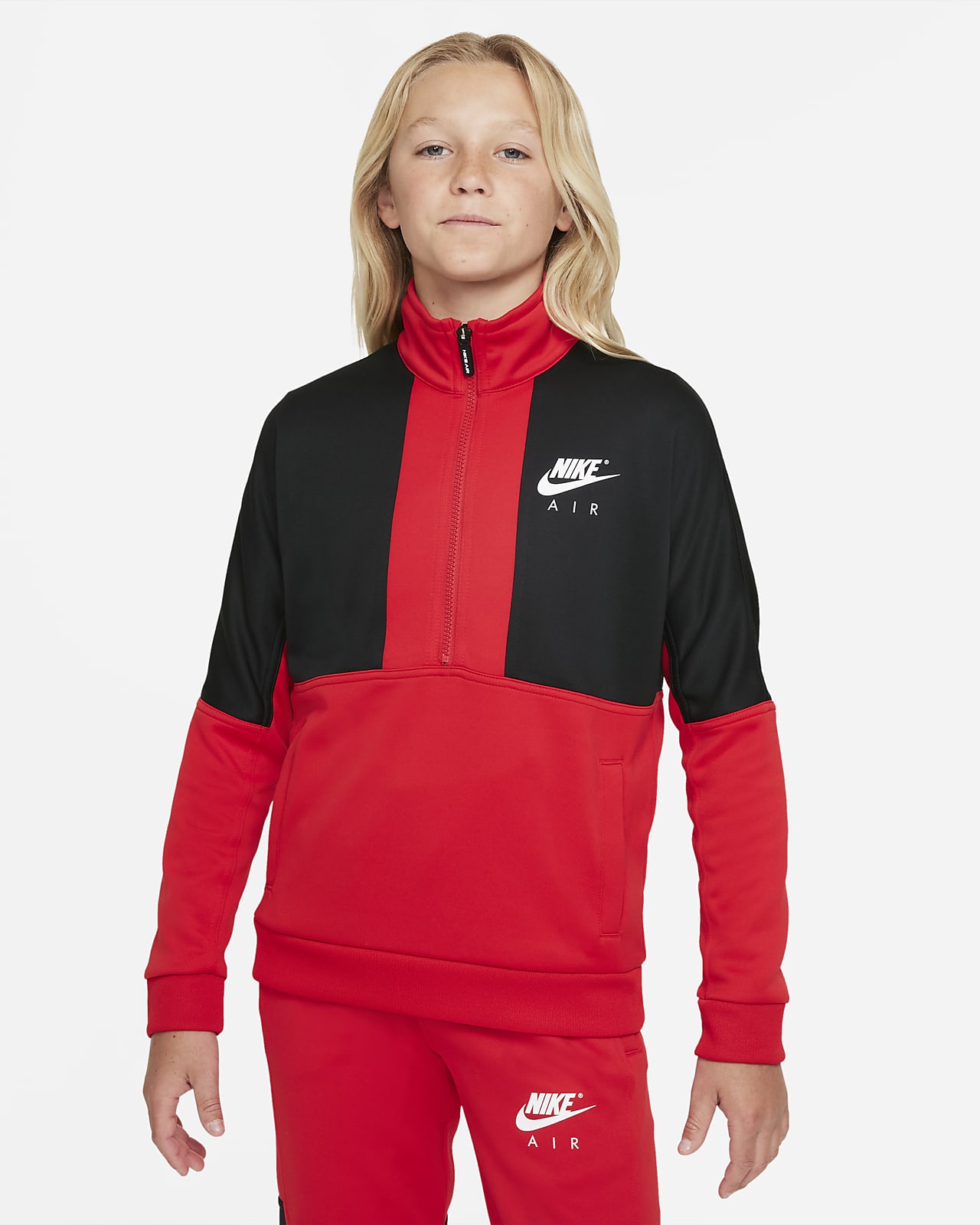 nike funnel neck tracksuit