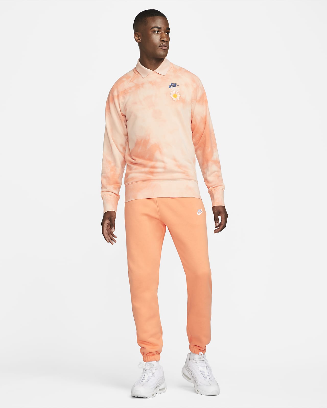 jogging nike sportswear club fleece orange