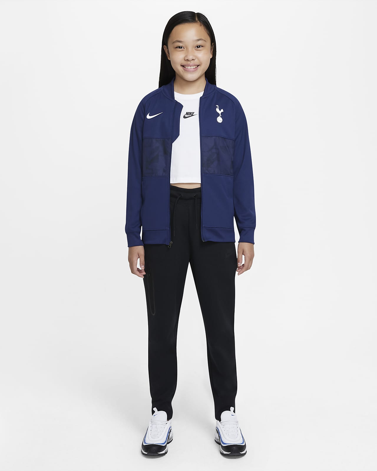 Veste de football zip Tottenham Hotspur pour Enfant plus g