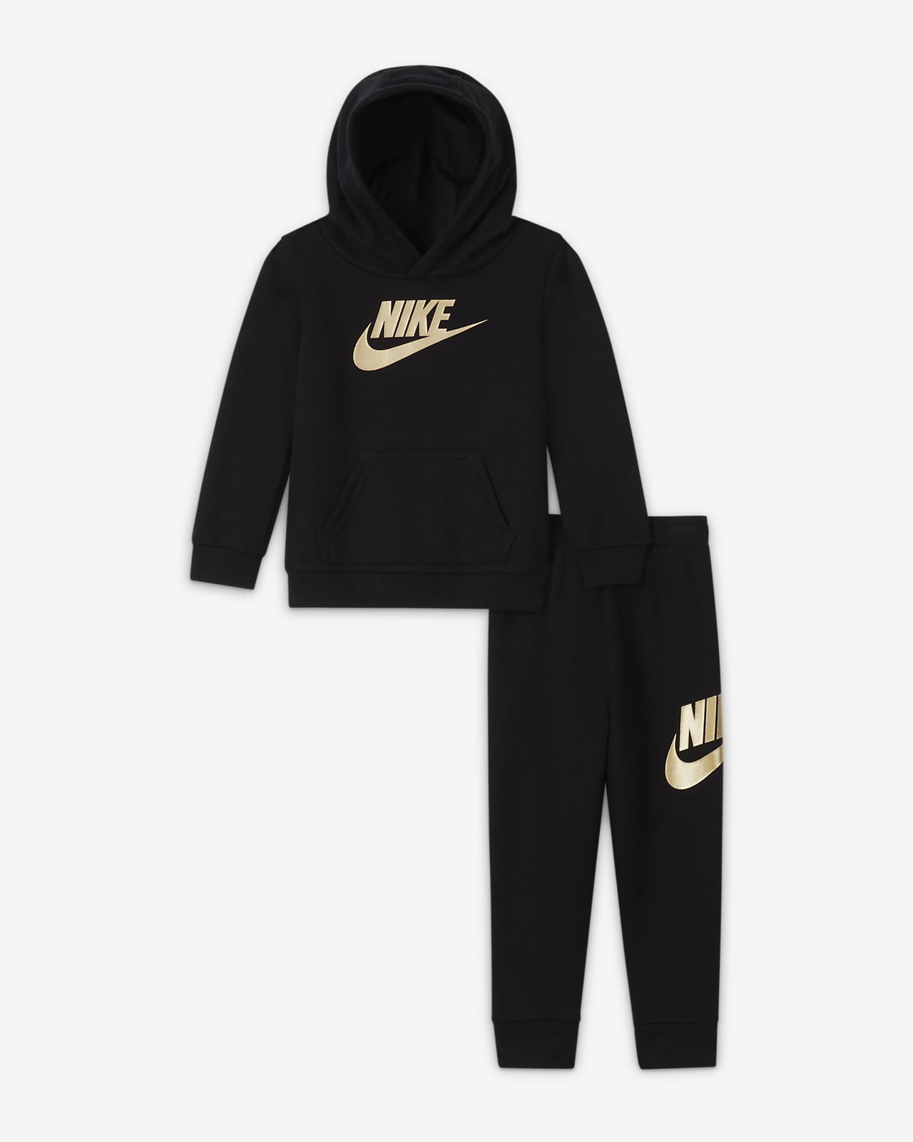 insuficiente África Cosquillas Nike Sportswear Club Fleece Conjunto de pantalón y sudadera con capucha -  Bebé (12-24 M). Nike ES