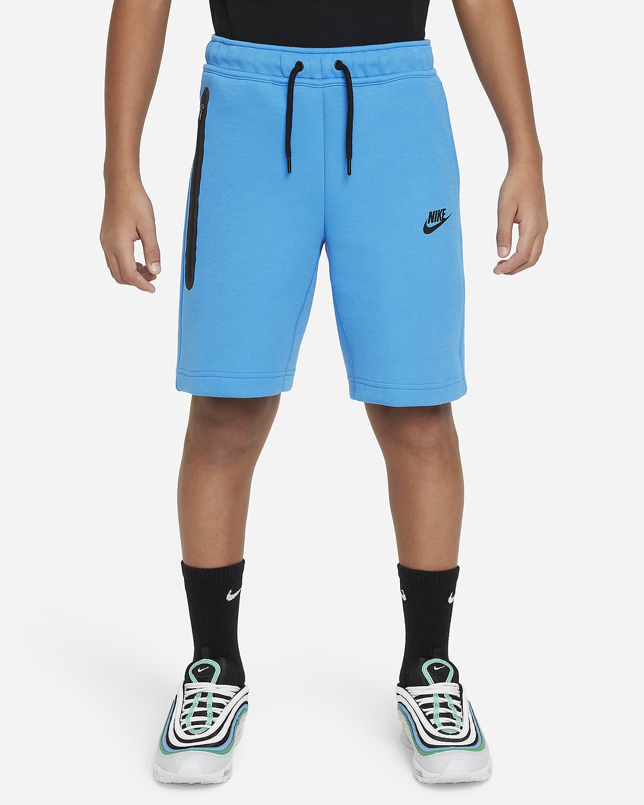 Nike Tech Fleece-shorts til større børn (drenge)