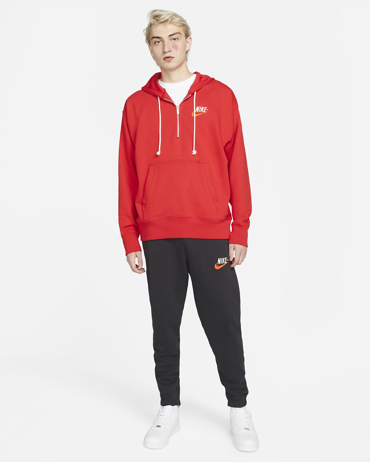 Nike Sportswear Men's French Terry Pullover Hoodie. Nike GB