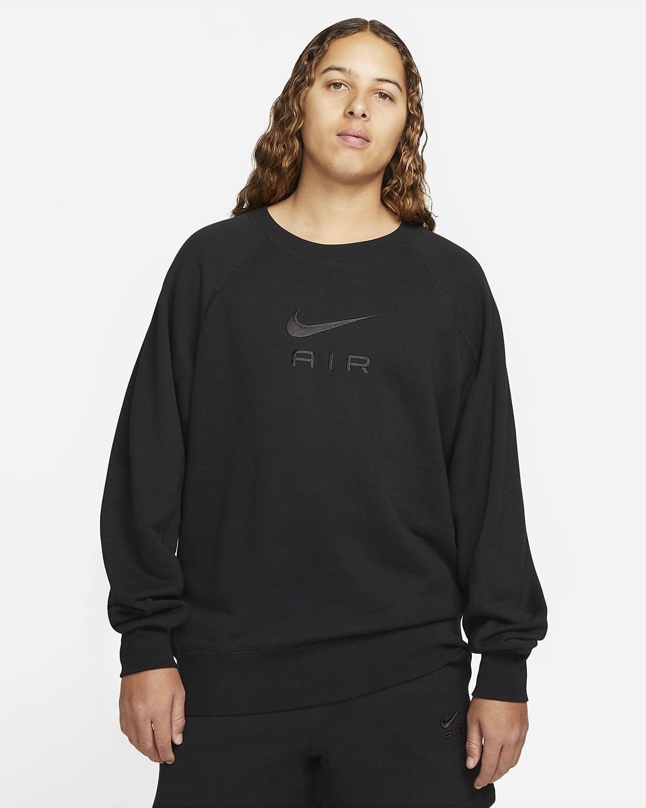 Nike Sportswear Air Men's French Terry Crew. Nike GB