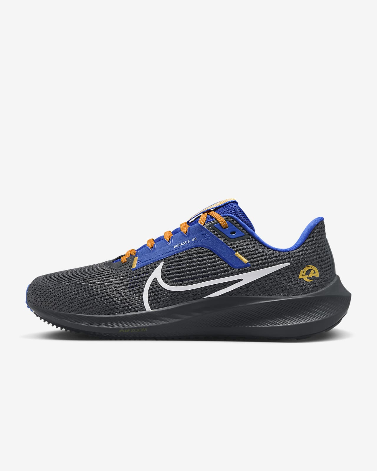 Nike Pegasus 40 (NFL Los Angeles Rams) Men's Road Running Shoes