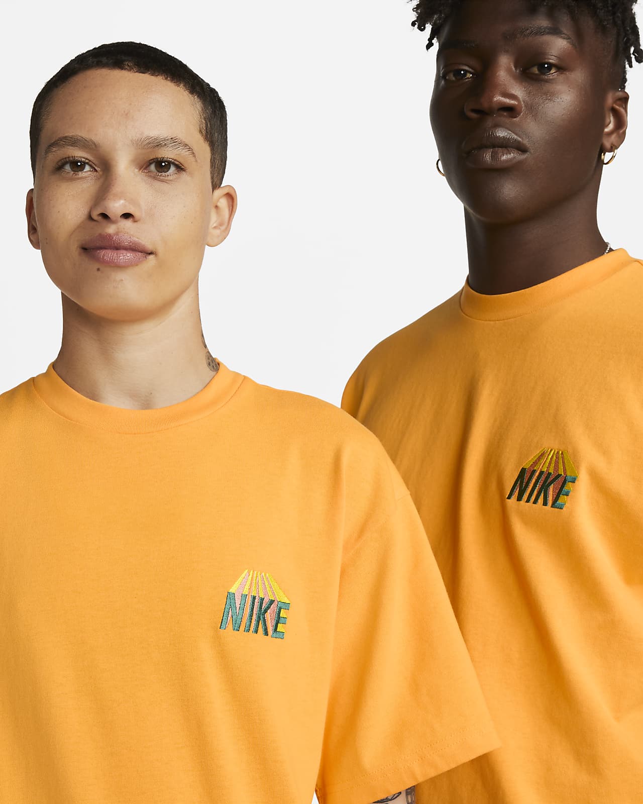 Yellow sales nike tee