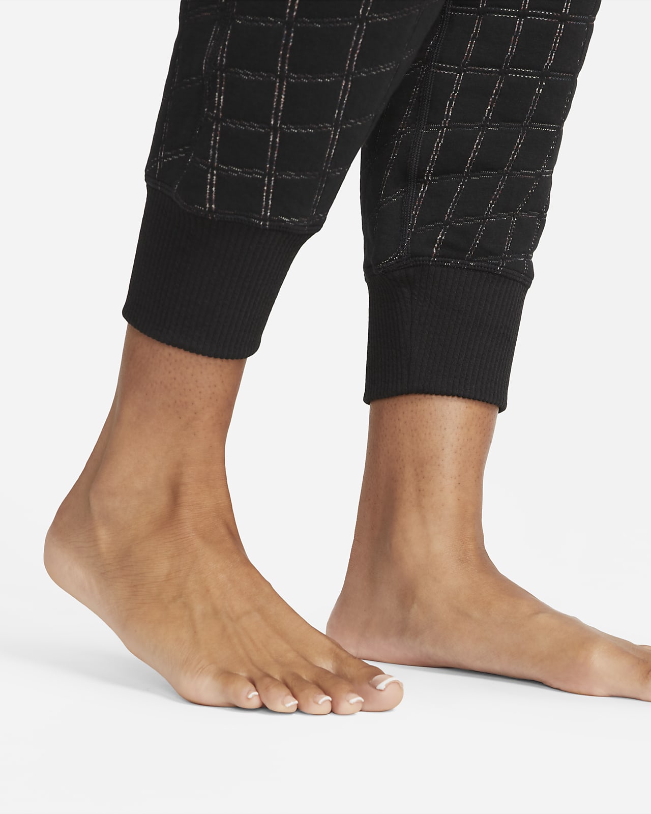Nike Yoga Luxe Womens Small Cropped Fleece Pants DA0776-670 New
