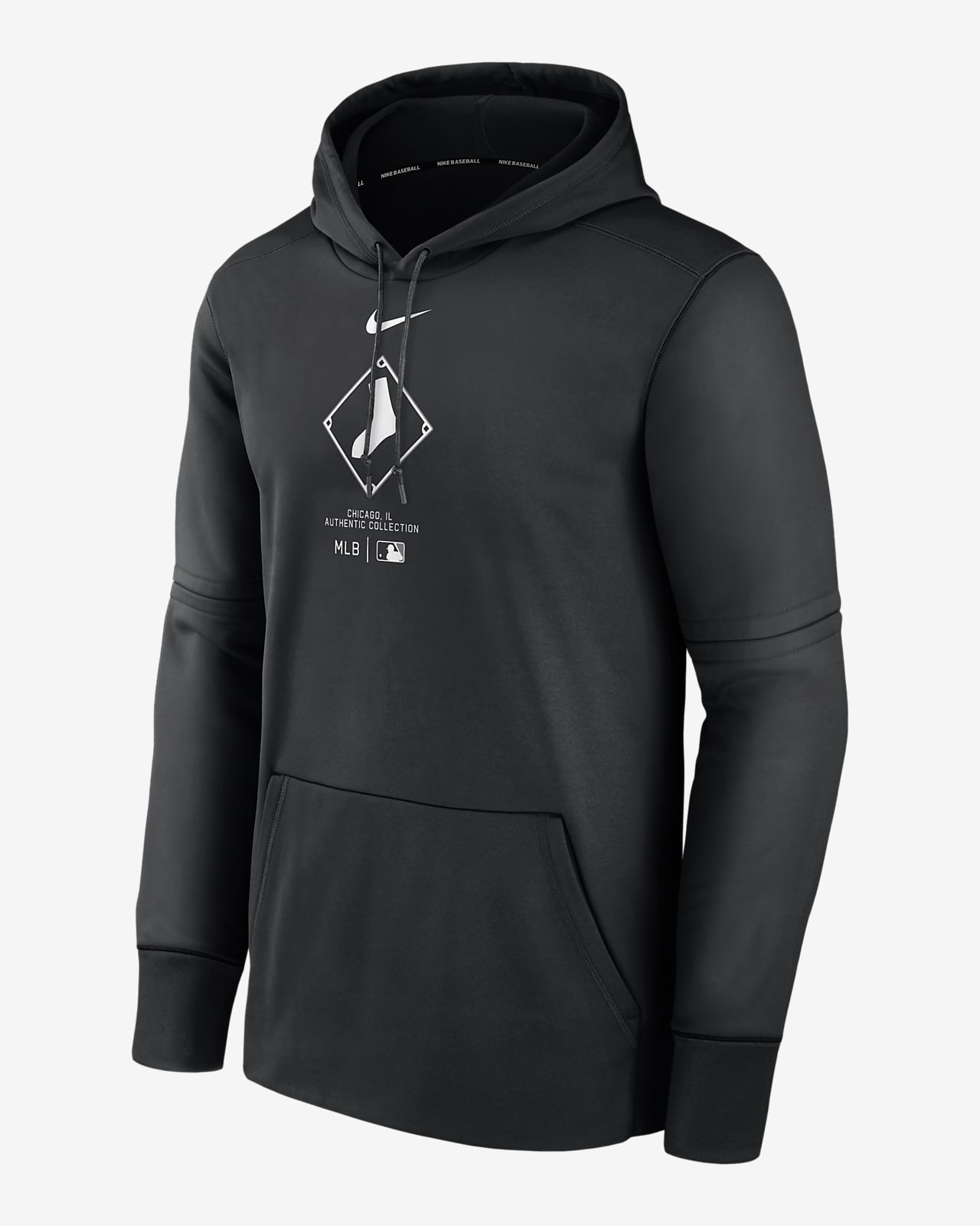 Chicago White Sox City Connect Practice Men's Nike Therma MLB Pullover  Hoodie