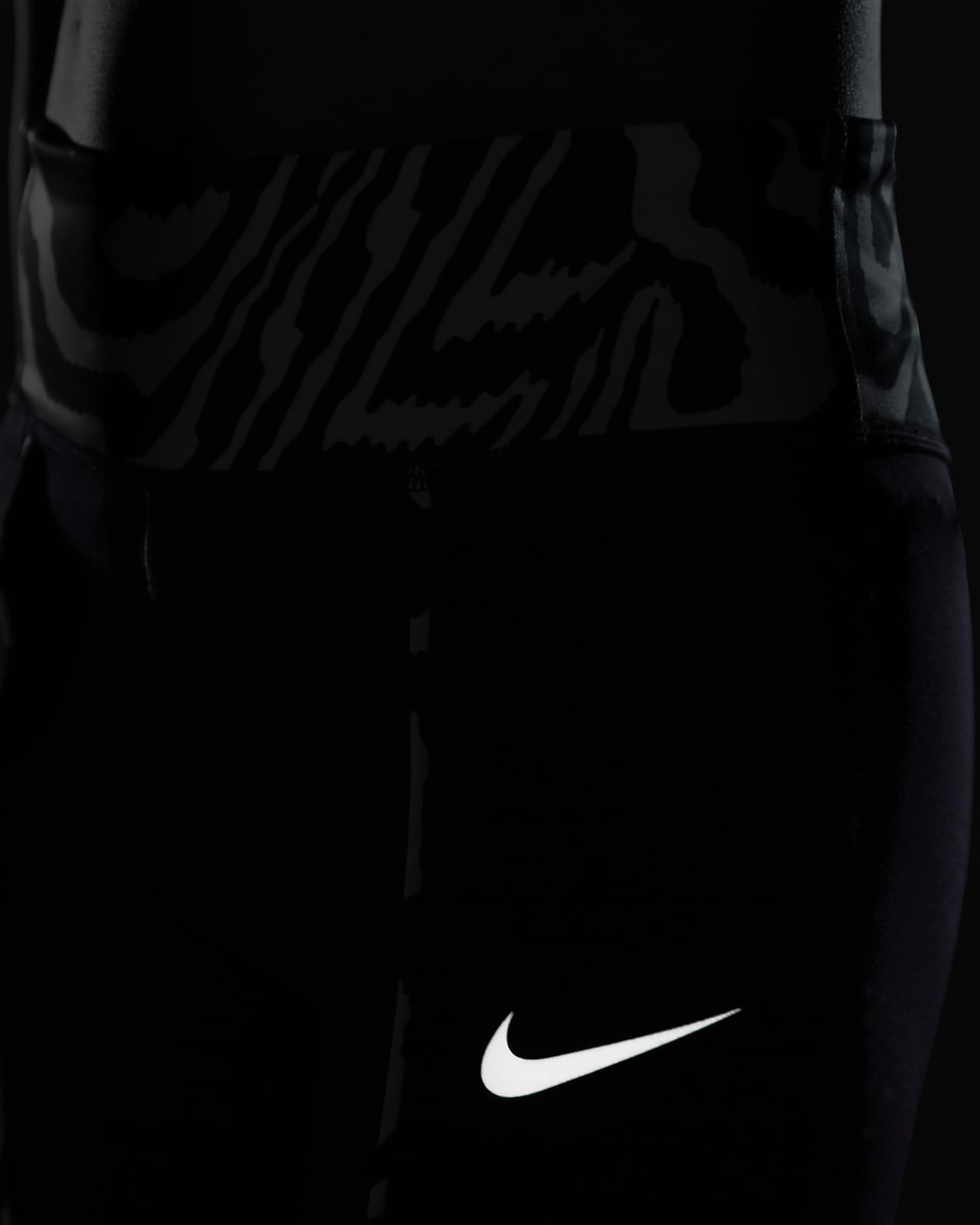 Nike One Leggings Mit Halbhohem Bund Und Print Fur Altere Kinder Madchen Nike Lu