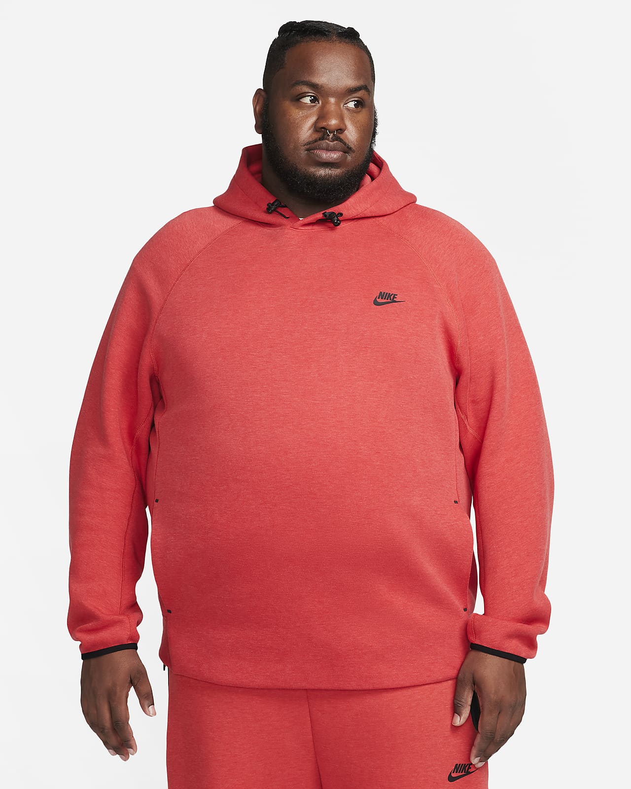 Red nike best sale sweater mens