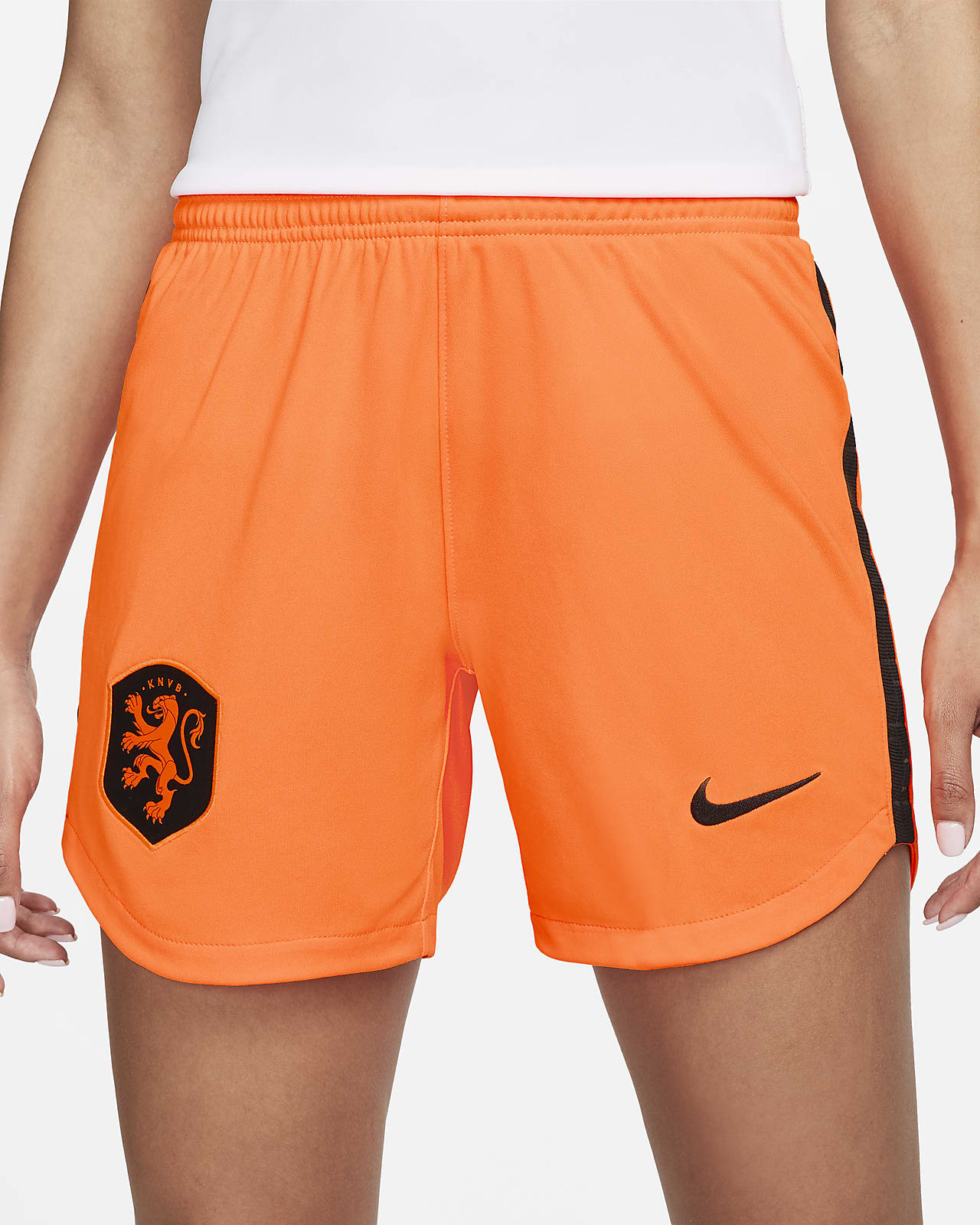 orange nike shorts for women