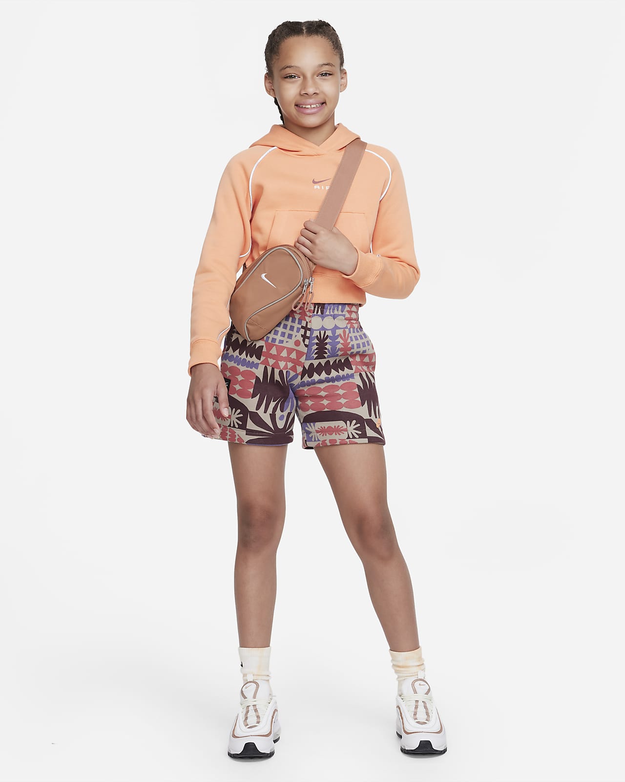 Nike Sportswear A.I.R. Icon Fleece Big Kids' Loose Shorts. Nike.com