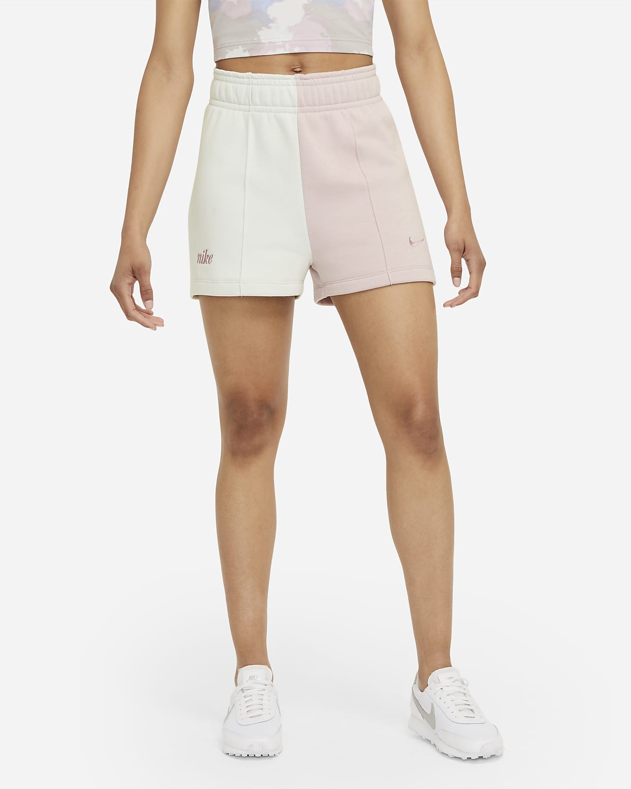 women's nike sportswear fleece shorts
