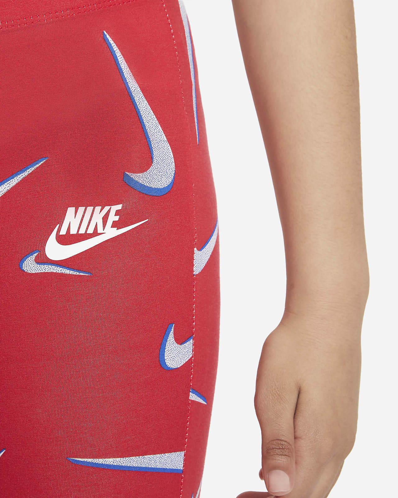 Blue Nike Little Girls All Over Print Sport Leggings - Get The Label