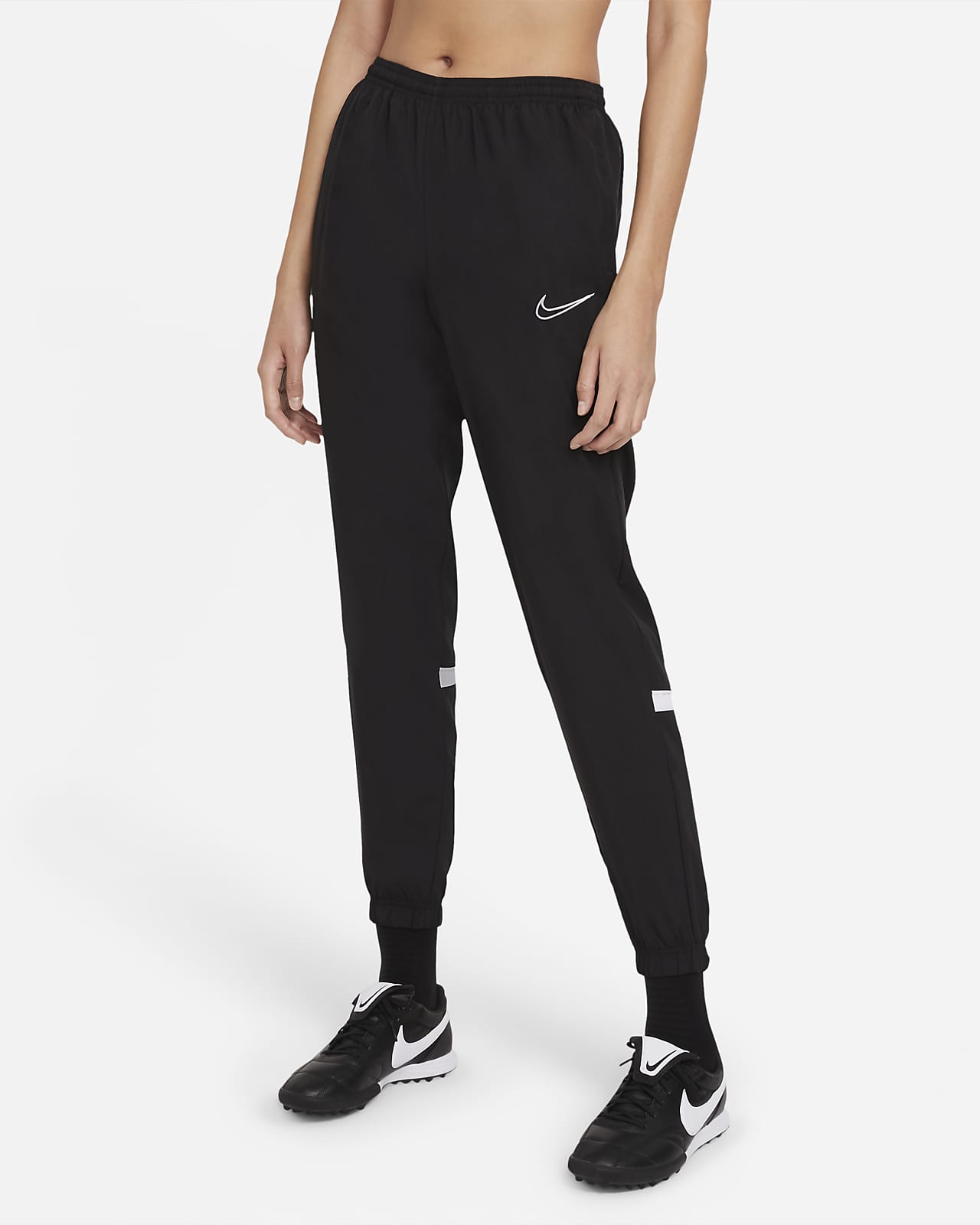 Pantalones de entrenamiento de f tbol de tejido Woven para mujer Nike Dri FIT Academy