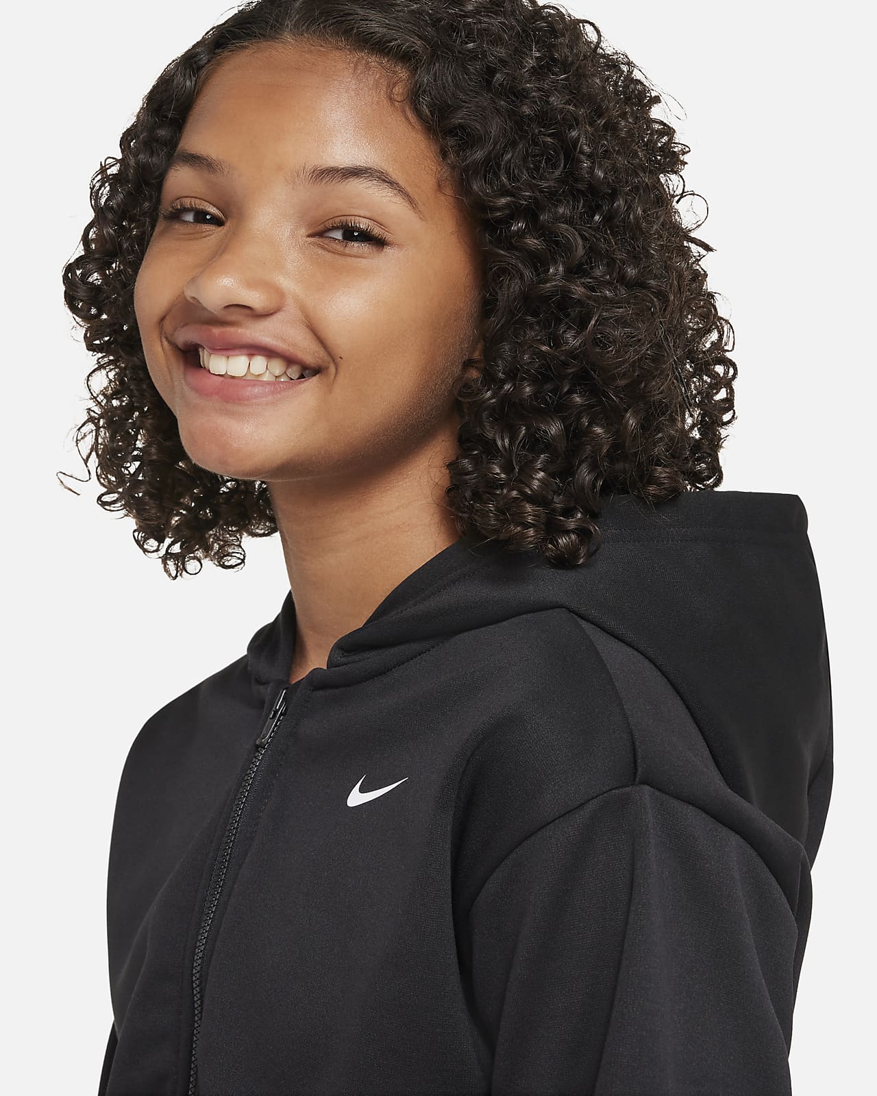 Therma-FIT (Girls') Full-Zip Hoodie. Nike.com