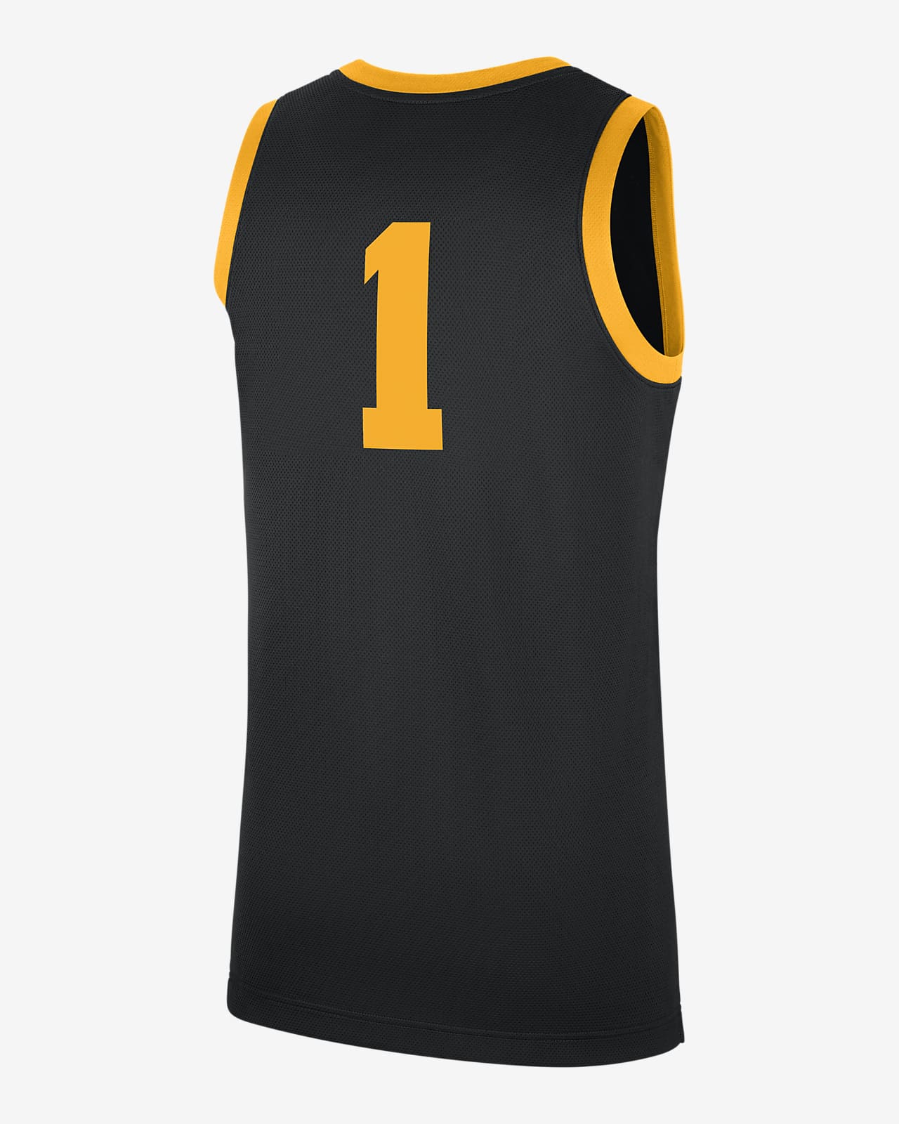 black and yellow jersey basketball