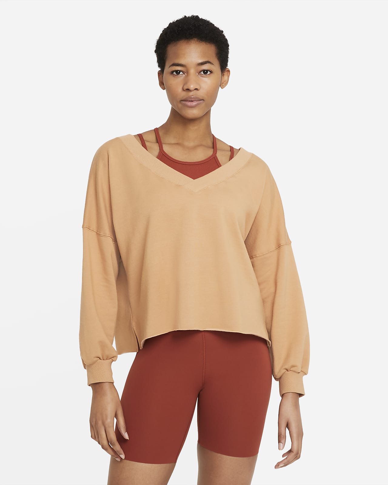 slouchy yoga top