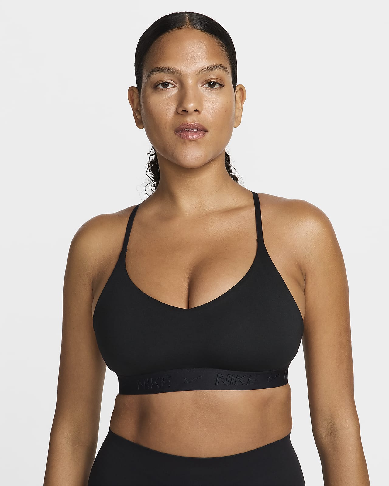 Nike Indy Light Support Women's Padded Adjustable Sports Bra.