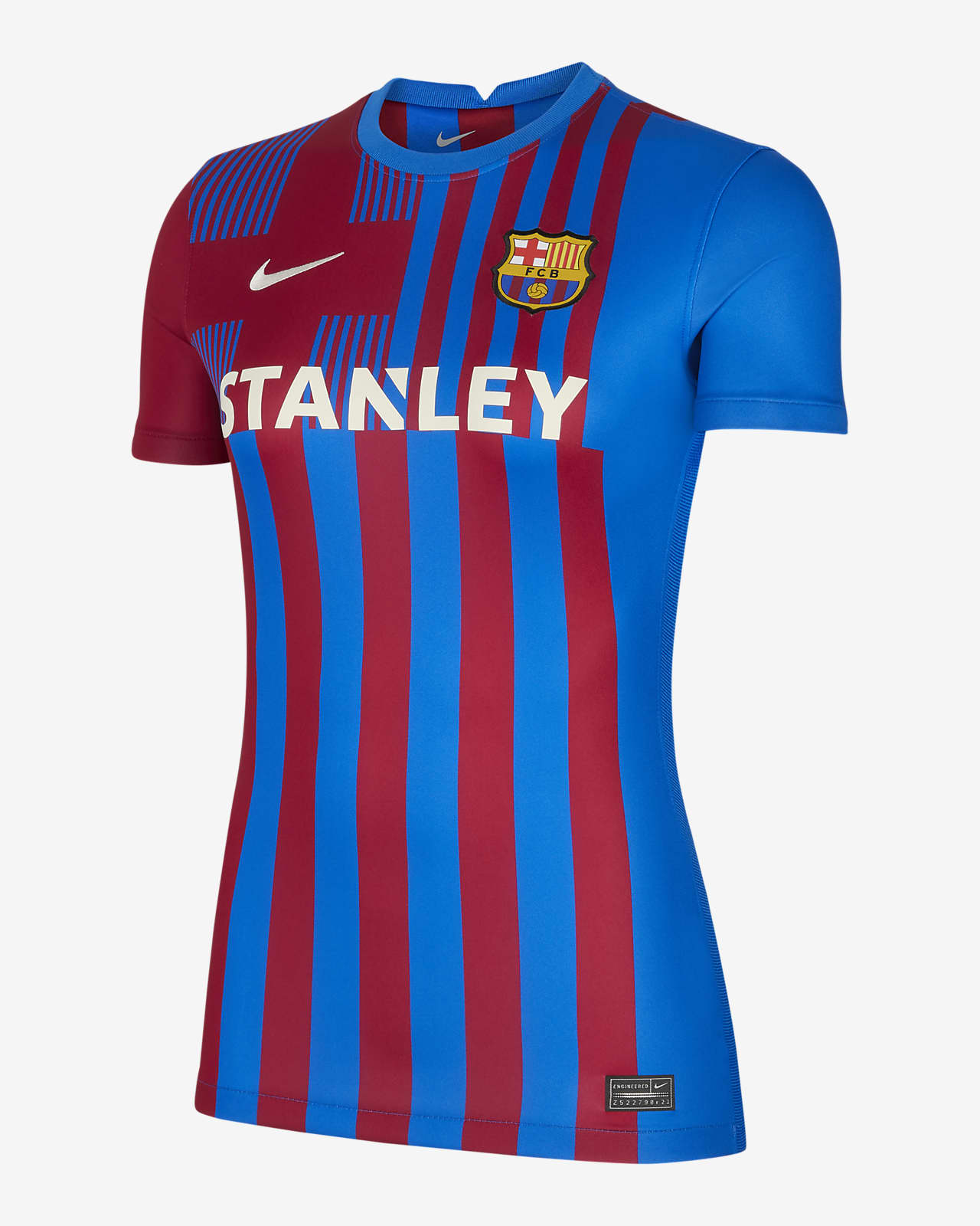 Aubergine Picasso Inwoner FC Barcelona 2021/22 Stadium Thuis Voetbalshirt voor dames. Nike NL
