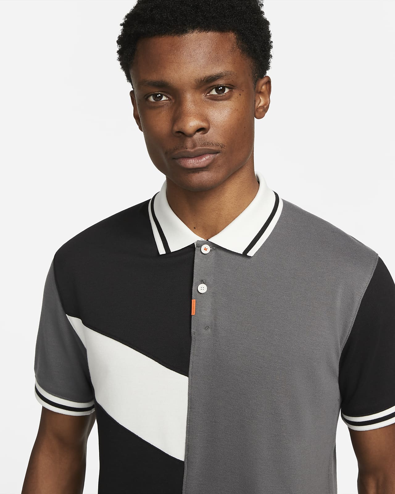 Colour-Block Slim-Fit Polo. Nike 