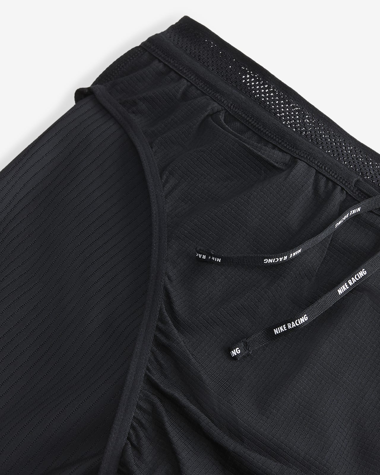 Buy Nike Men's AeroSwift 1/2-Length Running Tights Black/White S