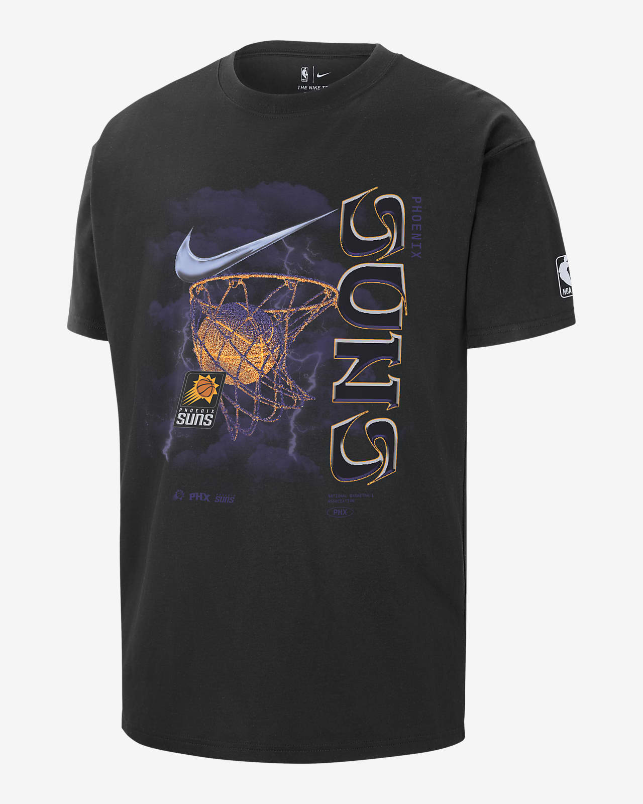 Lids Phoenix Suns Nike Courtside Versus Flight MAX90 Long Sleeve T-Shirt -  Black