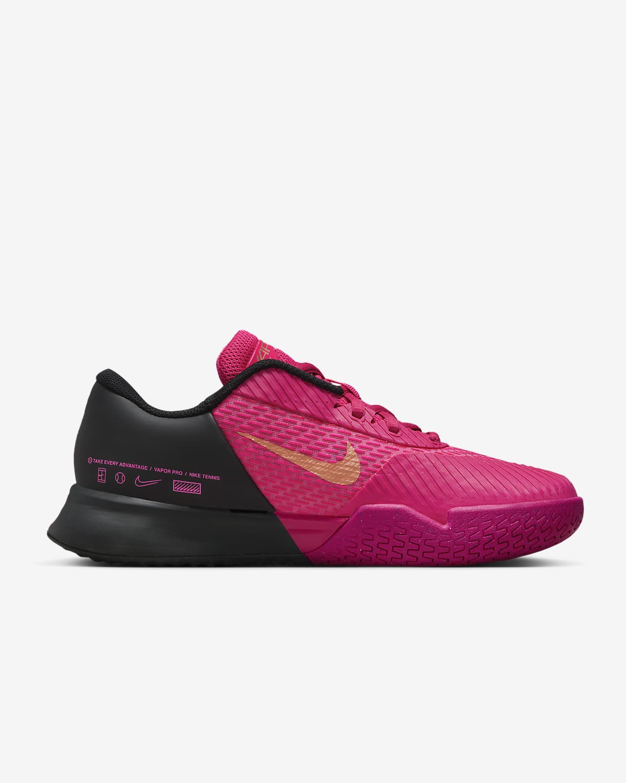 NikeCourt Air Zoom Vapor Pro 2 Premium Women's Hard Court Tennis Shoes. Nike .com