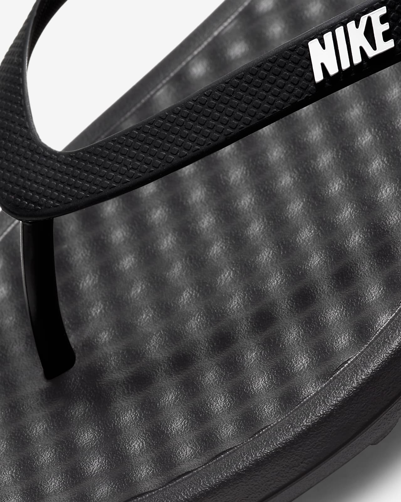 Nike Ondeck Flip-Flop Black/White/Black 10 B (M