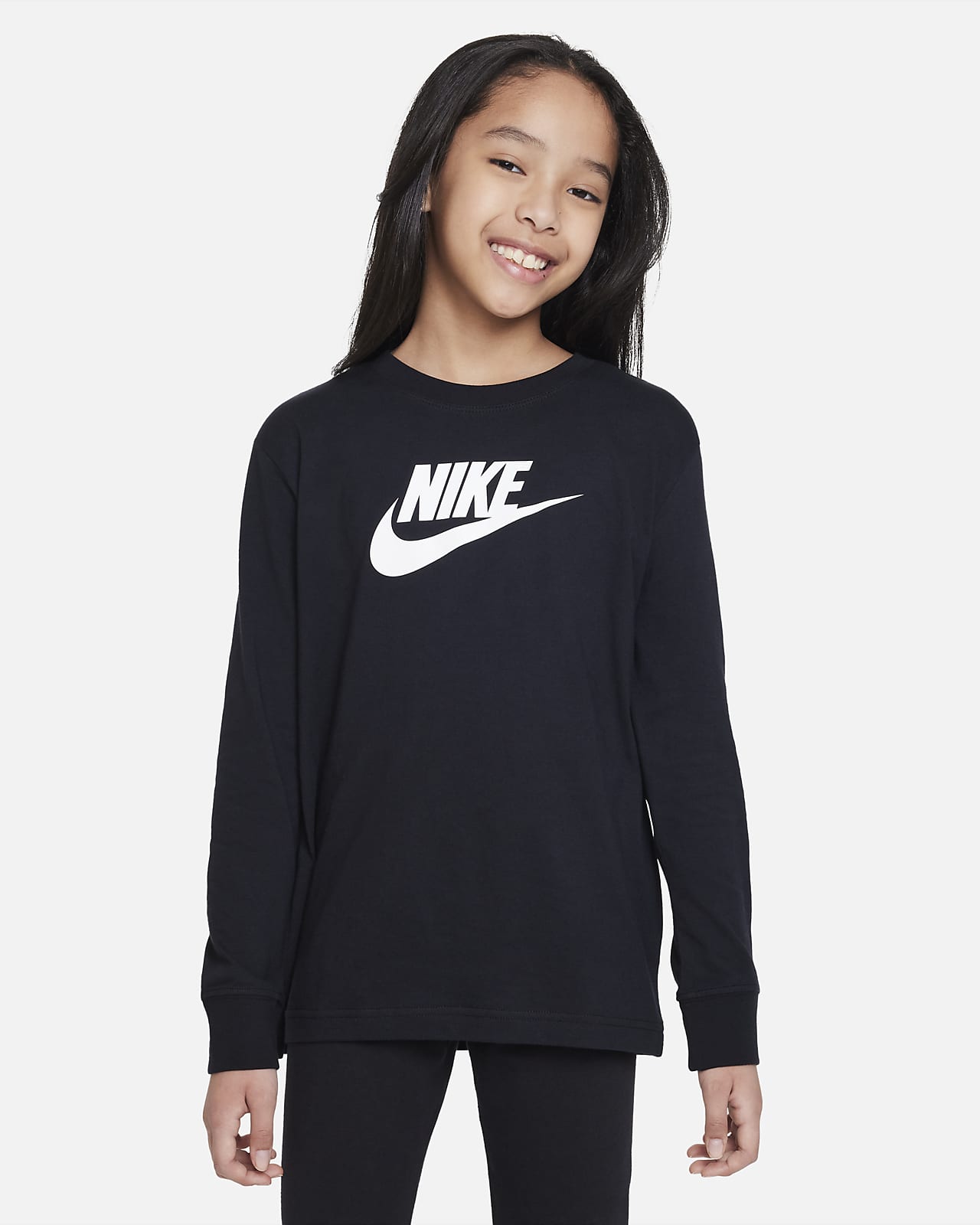 Nike Sportswear Big Kids' (Girls') Long-Sleeve T-Shirt