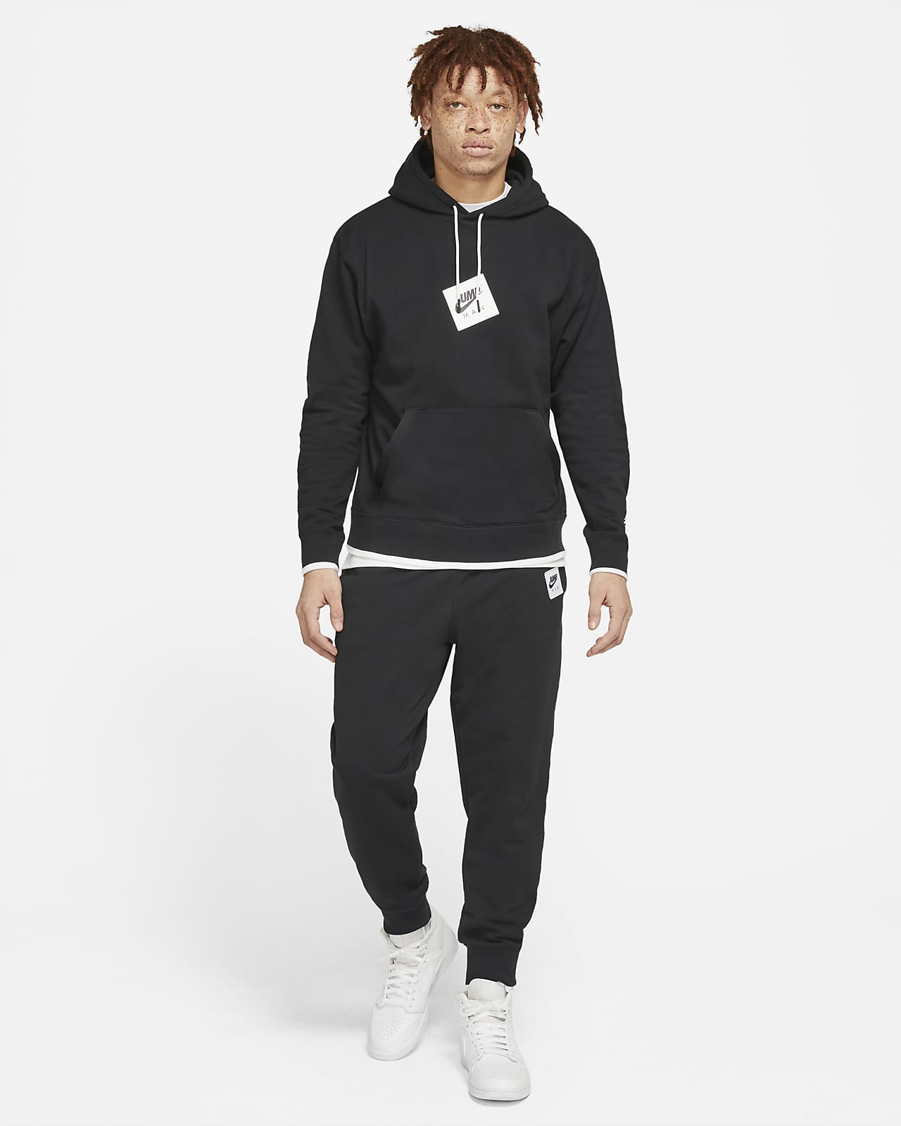 jordan men's jumpman classics fleece pullover